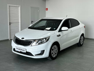 2012 Kia Rio III, белый, 645000 рублей, вид 1