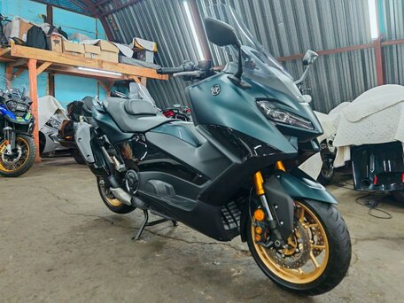 2021 Yamaha TMAX, зелёный, 1550000 рублей, вид 1