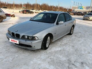 2001 BMW 5 серии 520i IV (E39) Рестайлинг, серебристый, 395000 рублей, вид 1