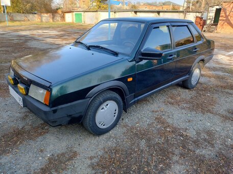 2002 Lada (ВАЗ) 21099, зелёный, 252000 рублей, вид 1
