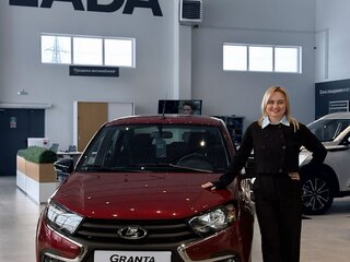 2025 Lada (ВАЗ) Granta I Рестайлинг, красный, 1344000 рублей, вид 1