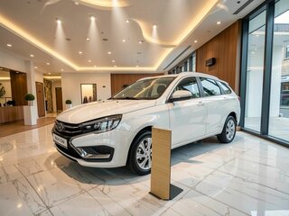 2025 Lada (ВАЗ) Vesta SW I Рестайлинг (NG), белый, 1815000 рублей, вид 1