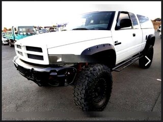 2001 Dodge RAM Club Cab II (BR/BE), белый, 1280000 рублей, вид 2