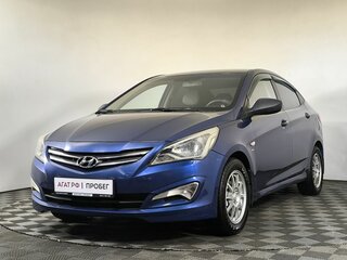 2015 Hyundai Solaris I Рестайлинг, синий, 640000 рублей, вид 1
