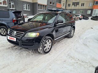 2005 Volkswagen Touareg I, чёрный, 1100000 рублей, вид 1