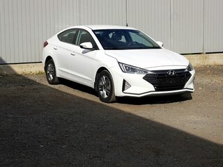2019 Hyundai Elantra VI (AD) Рестайлинг, белый, 1650000 рублей, вид 1