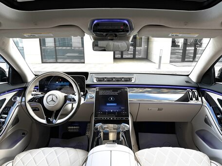 2023 Mercedes-Benz S-Класс 580 e Long 4MATIC VII (W223), белый, 15990000 рублей, вид 2