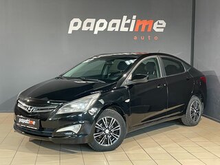 2014 Hyundai Solaris I Рестайлинг, чёрный, 950000 рублей, вид 1