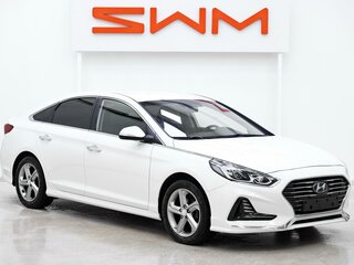 2018 Hyundai Sonata VII (LF) Рестайлинг, белый, 1349000 рублей, вид 1