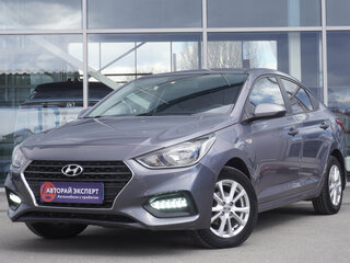 2017 Hyundai Solaris II, серый, 1210000 рублей, вид 1