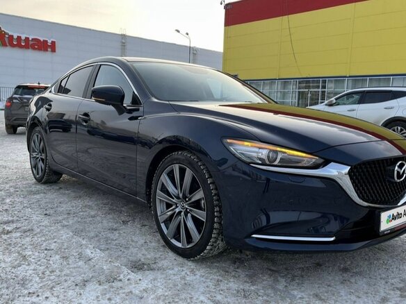 2019 Mazda 6 III (GJ) Рестайлинг 2, синий - вид 4