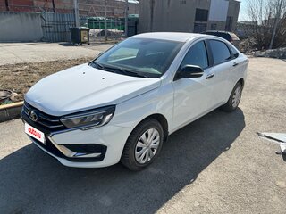 2023 Lada (ВАЗ) Vesta I Рестайлинг (NG), белый, 980000 рублей, вид 1