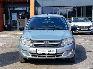 2017 Lada (ВАЗ) Granta I, серебристый, 370000 рублей, вид 4