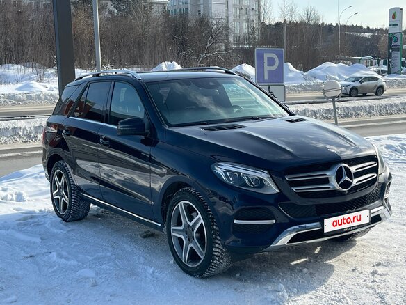 2016 Mercedes-Benz GLE 350 d I (W166), синий, 3300000 рублей - вид 1