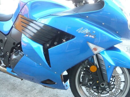 ぴーすけ Купить б/у Kawasaki ZX-14R инжектор в Москве: синий спорт-туризм