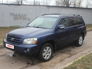 2004 Toyota Highlander I (XU20) Рестайлинг, синий, 1050000 рублей, вид 1