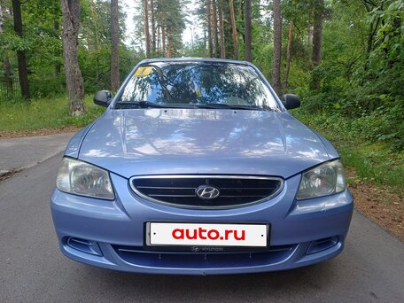 2007 Hyundai Accent ТагАЗ II, фиолетовый, 289000 рублей, вид 4