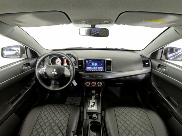 2008 Mitsubishi Lancer X, чёрный, 750000 рублей - вид 9