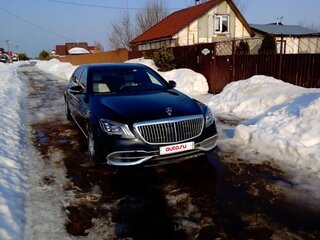 2020 Mercedes-Benz Maybach S-Класс 450 I (X222) Рестайлинг, чёрный, 5000000 рублей, вид 1