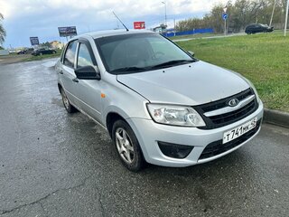 2014 Lada (ВАЗ) Granta I, серебристый, 360000 рублей, вид 1