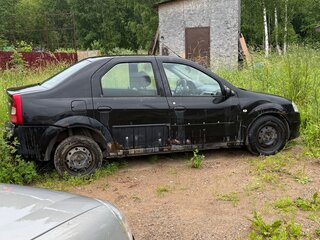 2011 Renault Logan I Рестайлинг, чёрный, 125000 рублей, вид 2