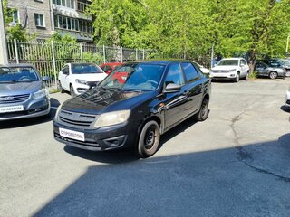2017 Lada (ВАЗ) Granta I, чёрный, 299000 рублей, вид 1
