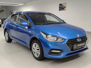 2018 Hyundai Solaris II, синий, 755000 рублей, вид 3