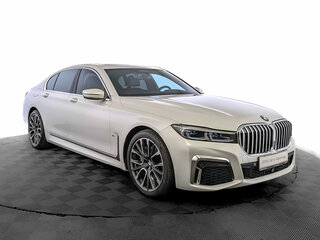 2021 BMW 7 серии Long 730Ld xDrive VI (G11/G12) Рестайлинг, белый, 7100000 рублей, вид 3