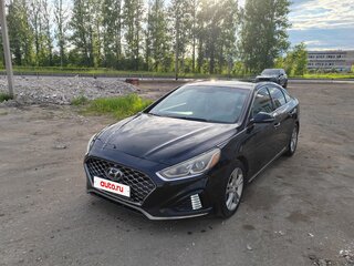 2017 Hyundai Sonata VII (LF), чёрный, 1700000 рублей, вид 1