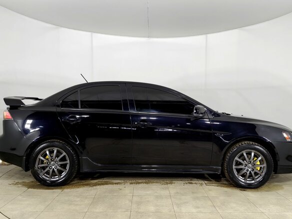 2008 Mitsubishi Lancer X, чёрный, 750000 рублей - вид 7
