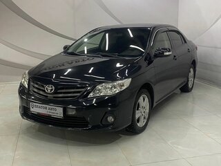 2012 Toyota Corolla X (E140, E150) Рестайлинг, чёрный, 879000 рублей, вид 1