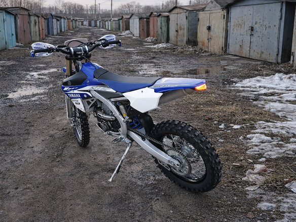 2017 Yamaha WR450F, синий, 620000 рублей - вид 3