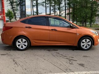 2015 Hyundai Solaris I Рестайлинг, оранжевый, 580000 рублей, вид 5