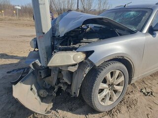 2003 Infiniti FX35 I (S50), серый, 300000 рублей, вид 1