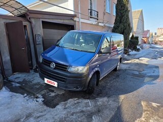 2010 Volkswagen Transporter T5 Рестайлинг, синий, 1450000 рублей, вид 1