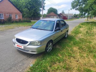 2007 Hyundai Accent ТагАЗ II, серебристый, 220000 рублей, вид 1