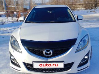 2012 Mazda 6 II (GH) Рестайлинг, белый, 800000 рублей, вид 1