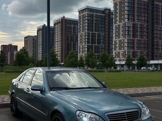 2002 Mercedes-Benz S-Класс 320 IV (W220), голубой, 500000 рублей, вид 4