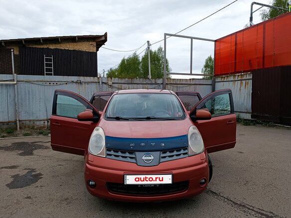 2007 Nissan Note I, оранжевый, 490000 рублей - вид 1