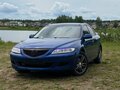 2005 Mazda 6 I (GG), синий, 330000 рублей