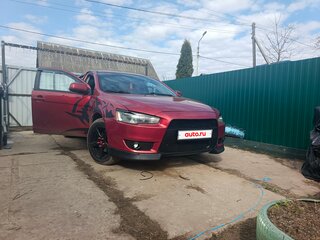 2008 Mitsubishi Lancer X, красный, 750000 рублей, вид 1
