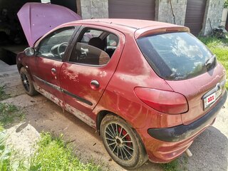 1998 Peugeot 206, красный, 99000 рублей, вид 3