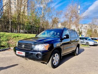 2002 Toyota Highlander I (XU20), чёрный, 910000 рублей, вид 1