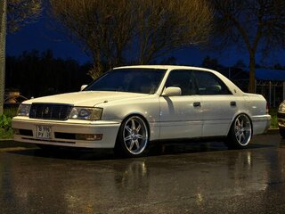 1997 Toyota Crown X (S150), белый, 1000000 рублей, вид 1