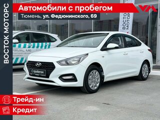 2018 Hyundai Solaris II, белый, 1150000 рублей, вид 1