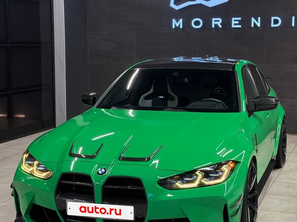 2021 BMW M3 Competition Package VI (G80), зелёный, 9400000 рублей - вид 3