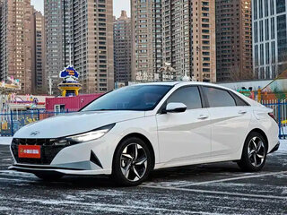2022 Hyundai Elantra VII (CN7), белый, 1570000 рублей, вид 1
