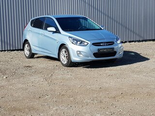 2012 Hyundai Solaris I, голубой, 735000 рублей, вид 1