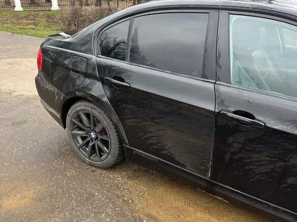 2008 BMW 3 серии 325i V (E90/E91/E92/E93) Рестайлинг, чёрный, 725000 рублей - вид 5