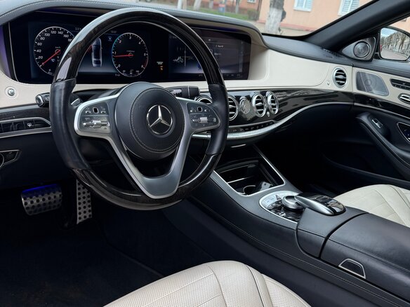 2017 Mercedes-Benz S-Класс 400 d VI (W222, C217) Рестайлинг, чёрный, 3640000 рублей - вид 8